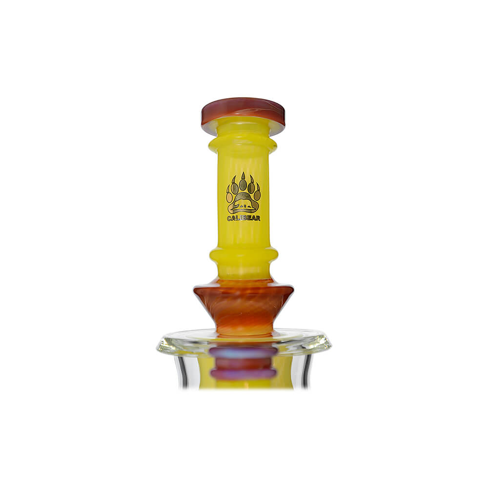 Calibear Curvy Torus Incycler Dab Rig | 8" Borosilicate Glass Rig with Torus Chamber
