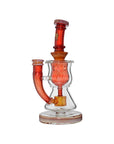 Calibear Curvy Torus Incycler Dab Rig | 8" Borosilicate Glass Rig with Torus Chamber