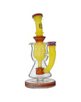 Calibear Curvy Torus Incycler Dab Rig | 8" Borosilicate Glass Rig with Torus Chamber