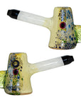 CaliBear Glass Puffer Fish Sculpted Hand Pipe