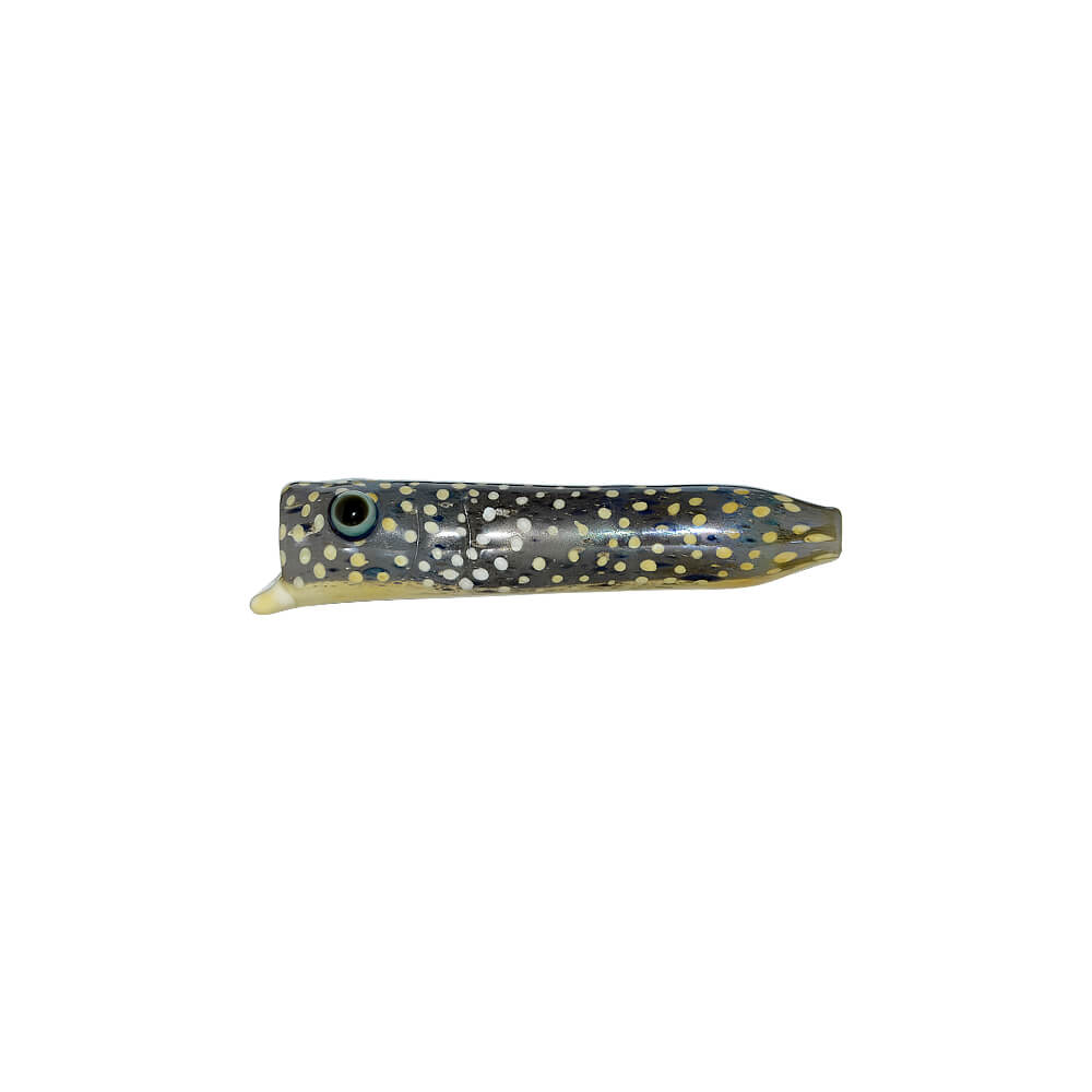 CaliBear Speckled Eel Chillum Glass Pipe