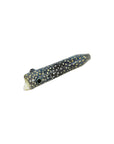 CaliBear Speckled Eel Chillum Glass Pipe