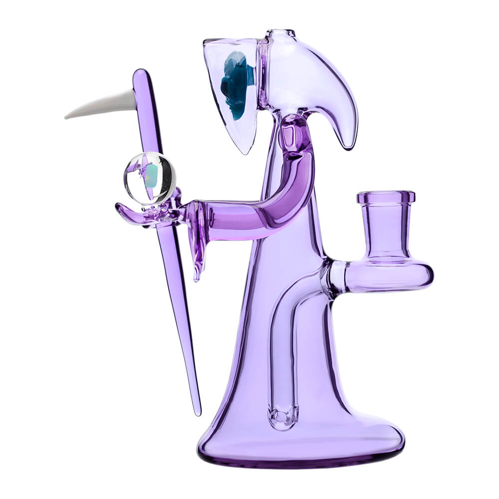 Calibear Reaper Rig W/ Removable Scythe Dabber &amp; Shinning Opal