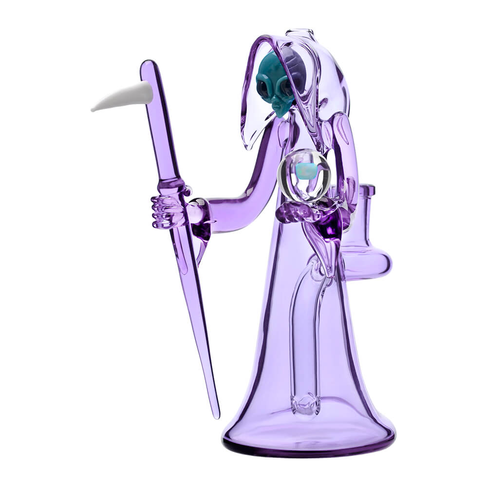 Calibear Reaper Rig W/ Removable Scythe Dabber &amp; Shinning Opal