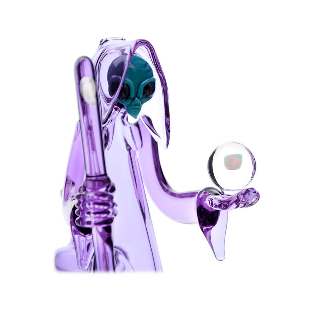 Calibear Reaper Rig W/ Removable Scythe Dabber &amp; Shinning Opal