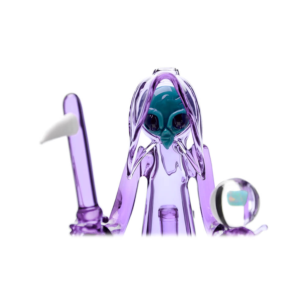 Calibear Reaper Rig W/ Removable Scythe Dabber &amp; Shinning Opal