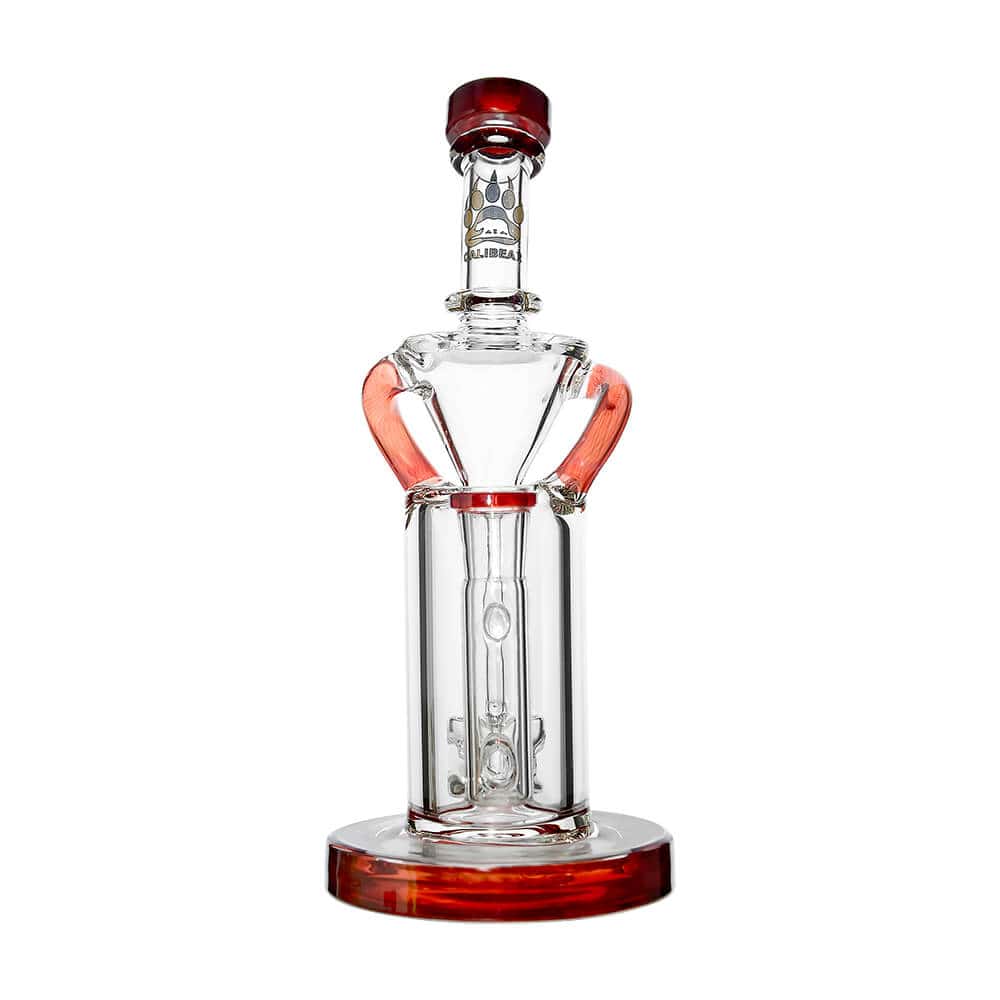Calibear Vortex Turbo Incycler 8” Glass Bong with TRI-SEED Perc