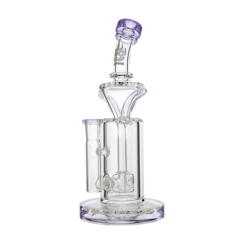 Calibear Vortex Turbo Incycler 8” Glass Bong with TRI-SEED Perc