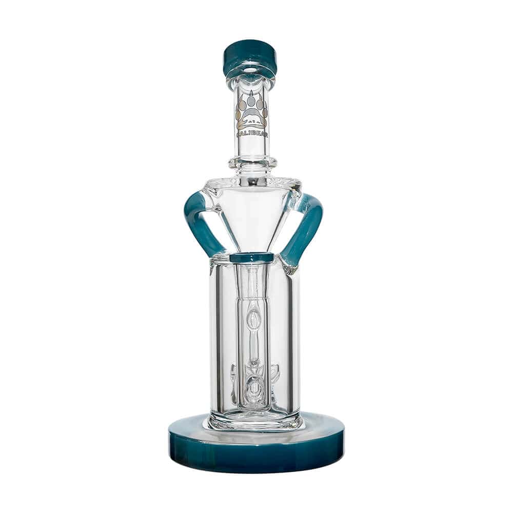 Calibear Vortex Turbo Incycler 8” Glass Bong with TRI-SEED Perc