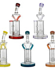 Calibear Vortex Turbo Incycler 8” Glass Bong with TRI-SEED Perc