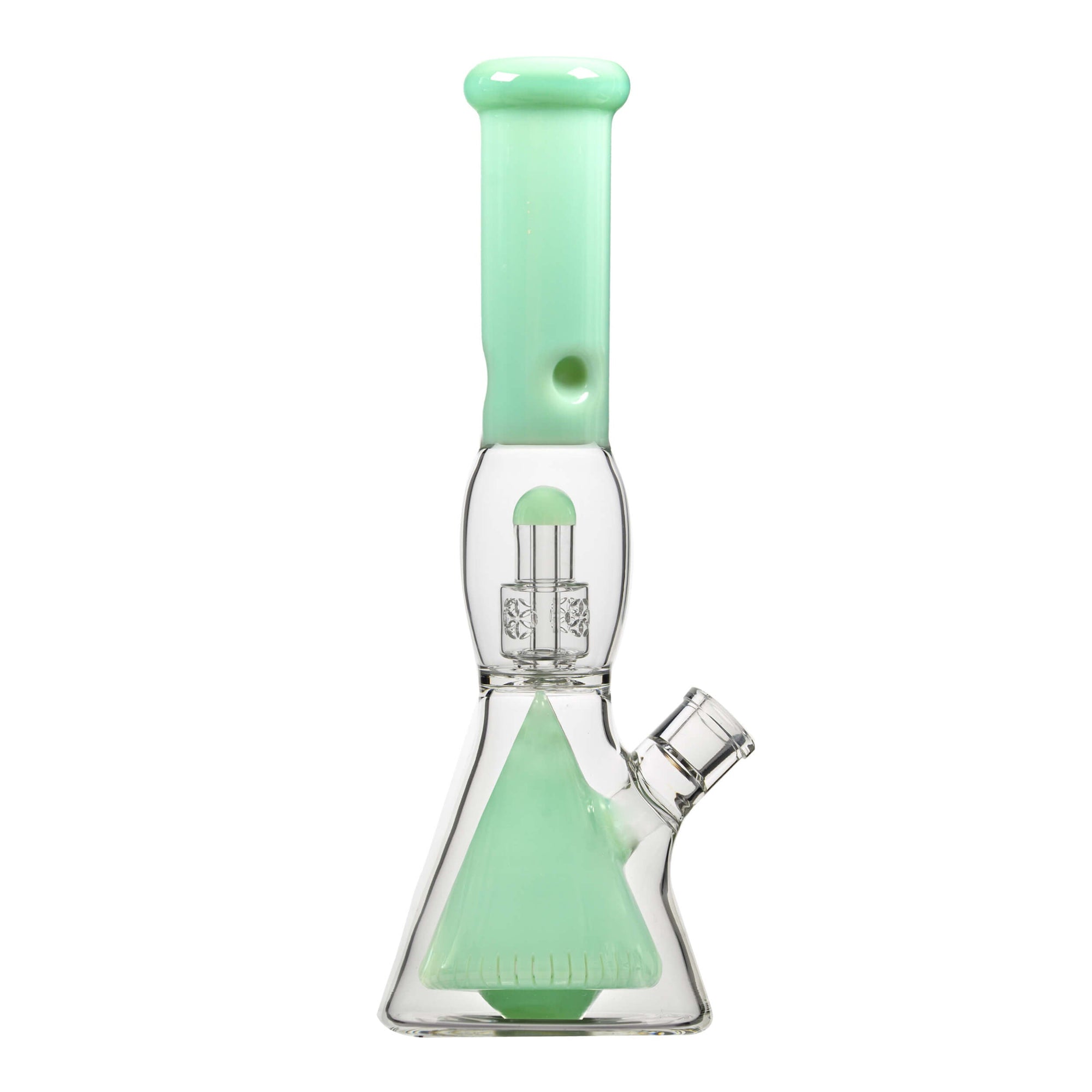 Calibear 16" Sol Collins Beaker Bong | Seed of Life &amp; Collins Perc Water Pipe