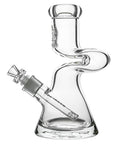 Calibear 9mm Zong Bong Beaker Glass Water Pipe | Heavy Duty Z-Curve Bong