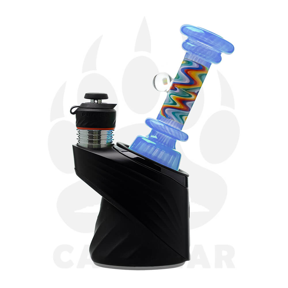 Compatible Colorful Swirl Glass Accessories for Puffco Peak OG &amp; Pro | CaliBear