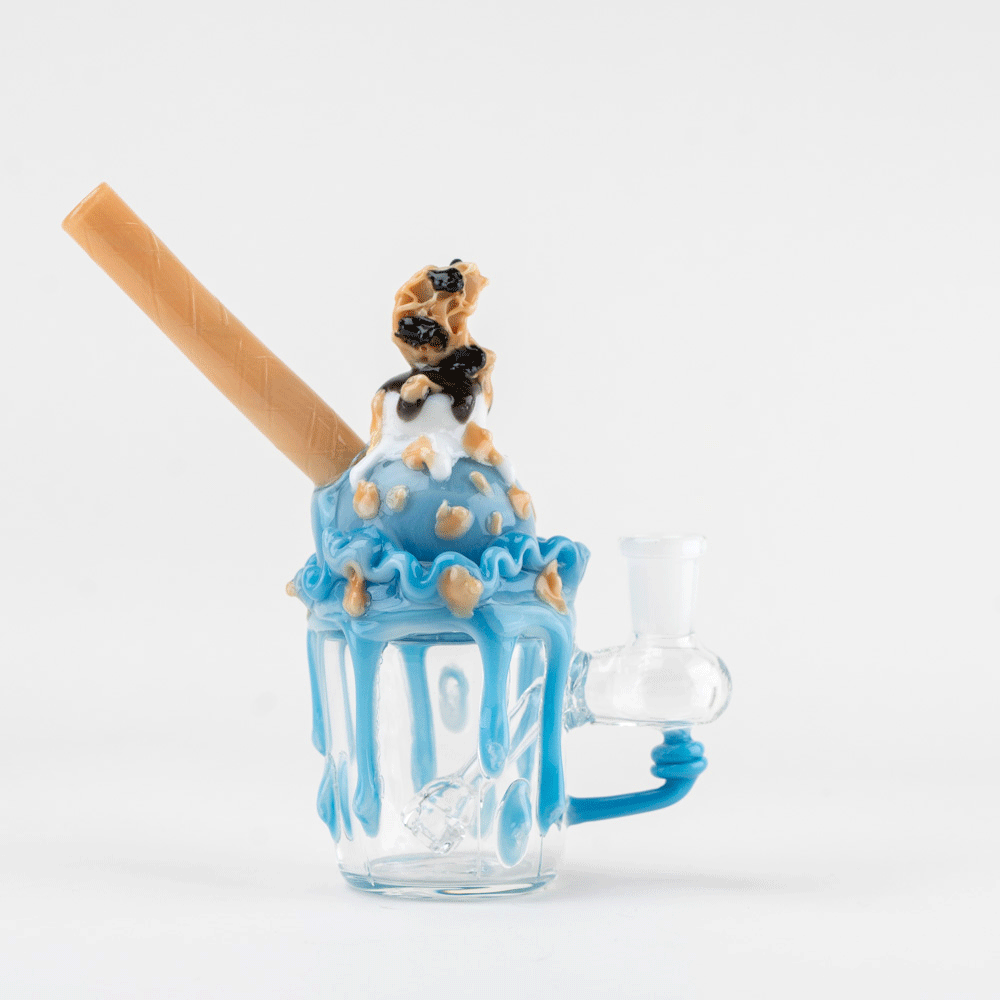 Empire Glassworks Cookie Monster Sundae Nano Rig