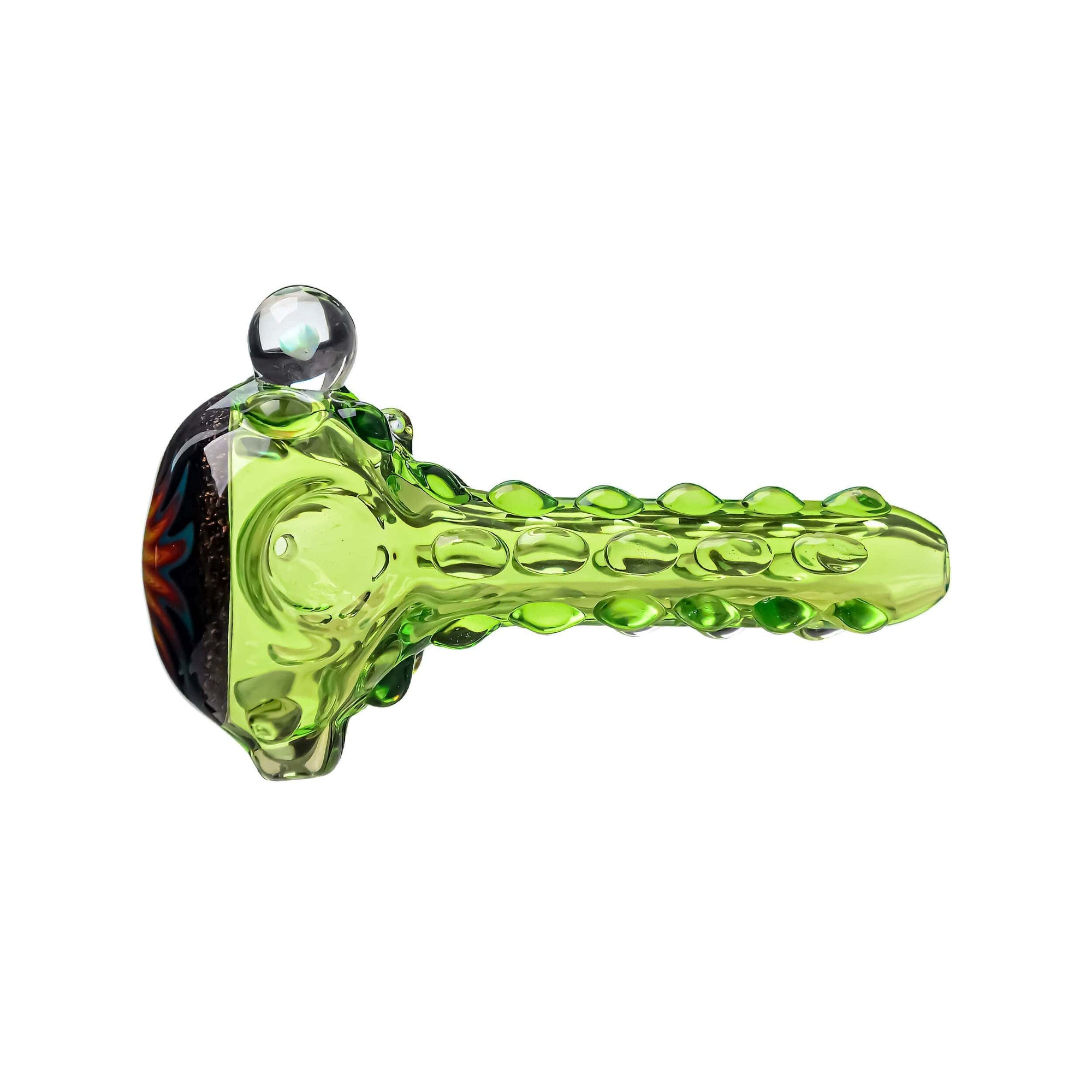 Wigwag Hand Pipe W/ Opal Inlay