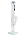Rock Glass CrystalAxis Straight Tube Bong