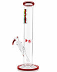Rock Glass CrystalAxis Straight Tube Bong