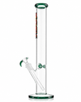 Rock Glass CrystalAxis Straight Tube Bong