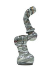 Marble Mist Rock Glass Standing Bubbler