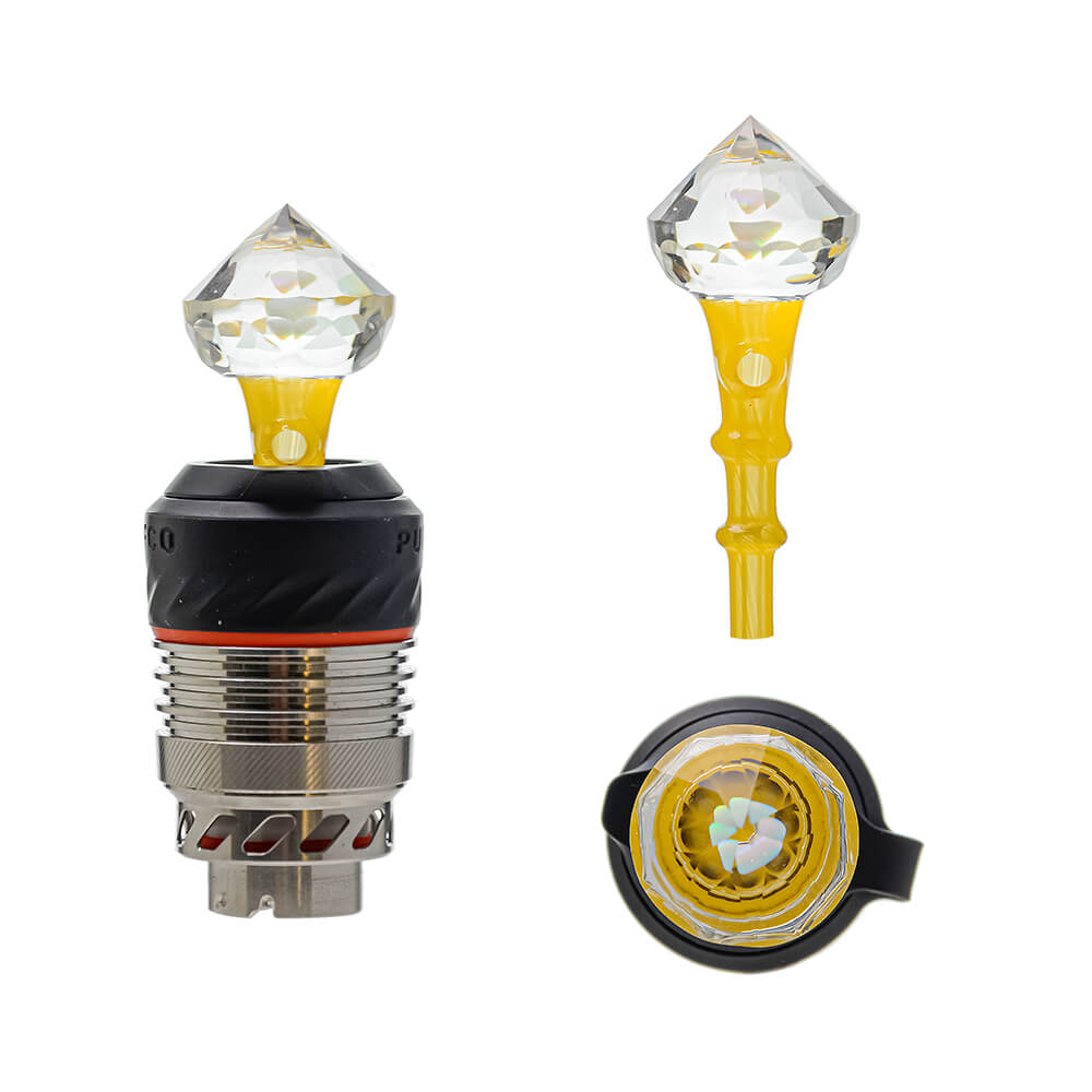 Diamond Cut Carb Cap Series For Puffco Peak Pro | Calibear