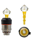 Diamond Cut Carb Cap Series For Puffco Peak Pro | Calibear