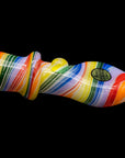 "Rainbow Tornado" Chillum Pipe