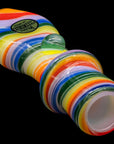 "Rainbow Tornado" Chillum Pipe