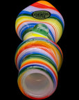 "Rainbow Tornado" Chillum Pipe