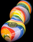 "Rainbow Tornado" Chillum Pipe
