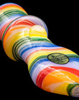 "Rainbow Tornado" Chillum Pipe