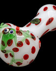 "Spotted Poison Frog" Spoon Glass Pipe