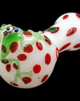 "Spotted Poison Frog" Spoon Glass Pipe