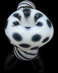 "Ivory Locks" Bone White Sitting Sherlock Glass Pipe
