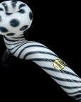 "Ivory Locks" Bone White Sitting Sherlock Glass Pipe