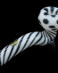 "Ivory Locks" Bone White Sitting Sherlock Glass Pipe