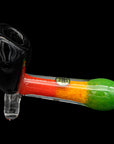 "Sattdown Rasta" Sherlock Glass Pipe