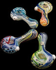 "Pancake" Dichroic Color-Changing Spoon Glass Pipe