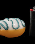 "Frosted Donut" Glass Pipe