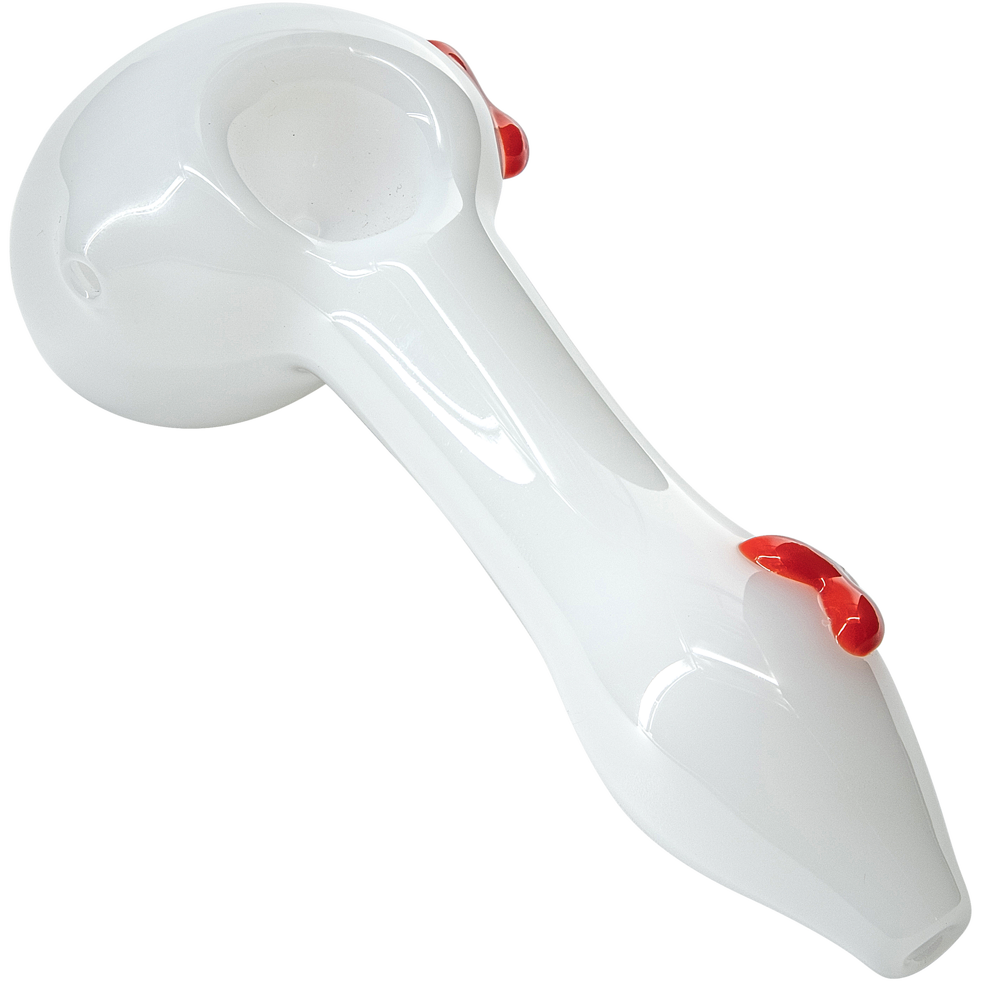 "Drooping Hearts" Solid White Drooper Spoon