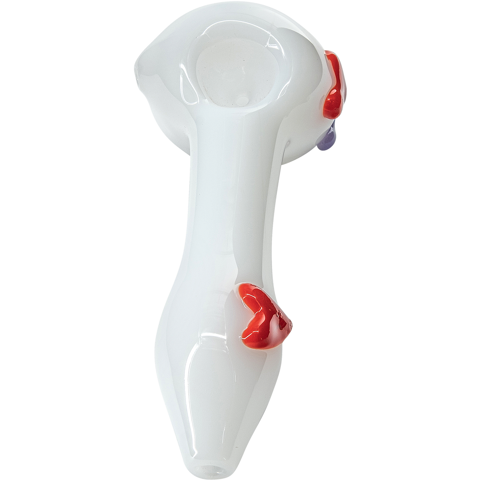 "Drooping Hearts" Solid White Drooper Spoon