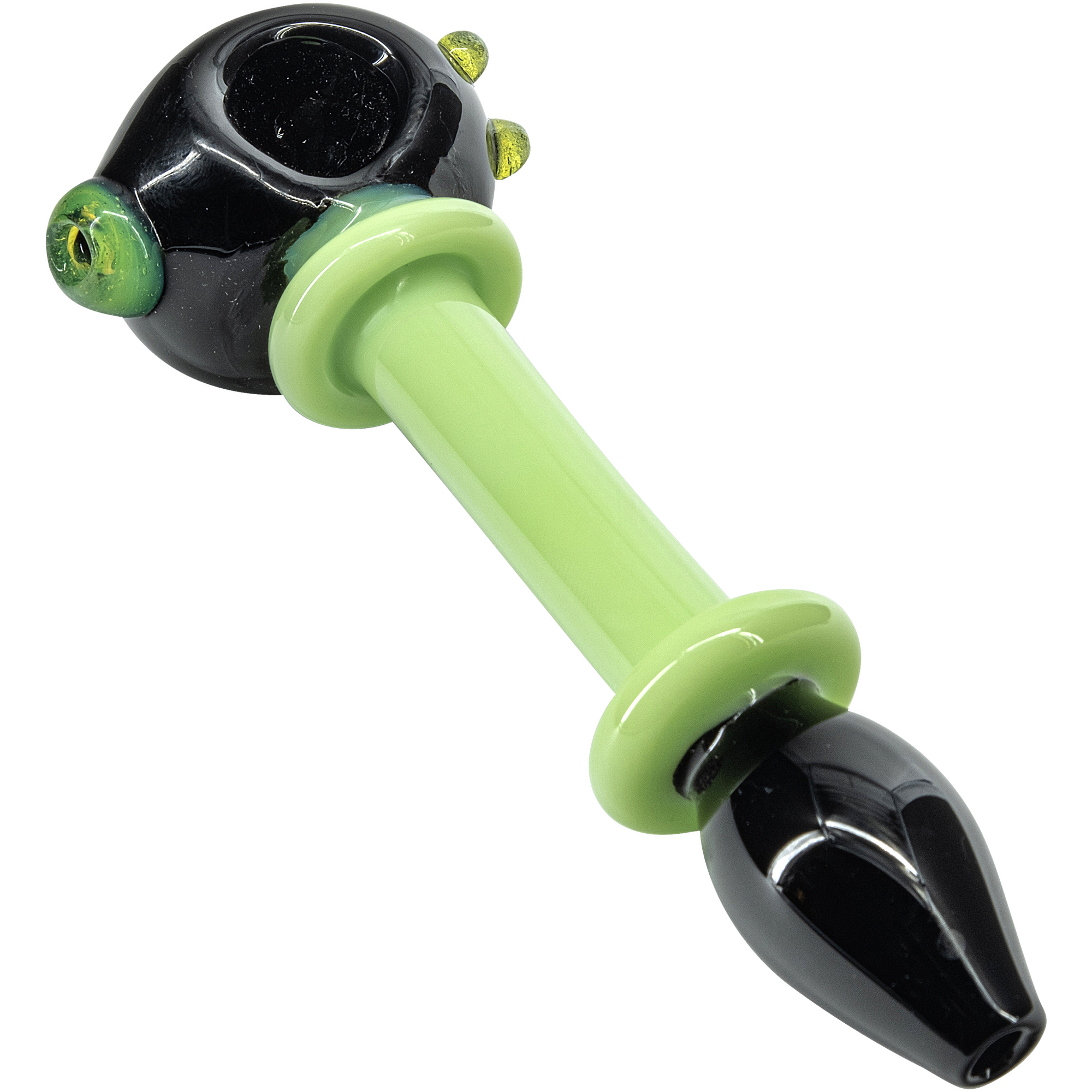 "Ray Gun" Green Slime Glass Spoon