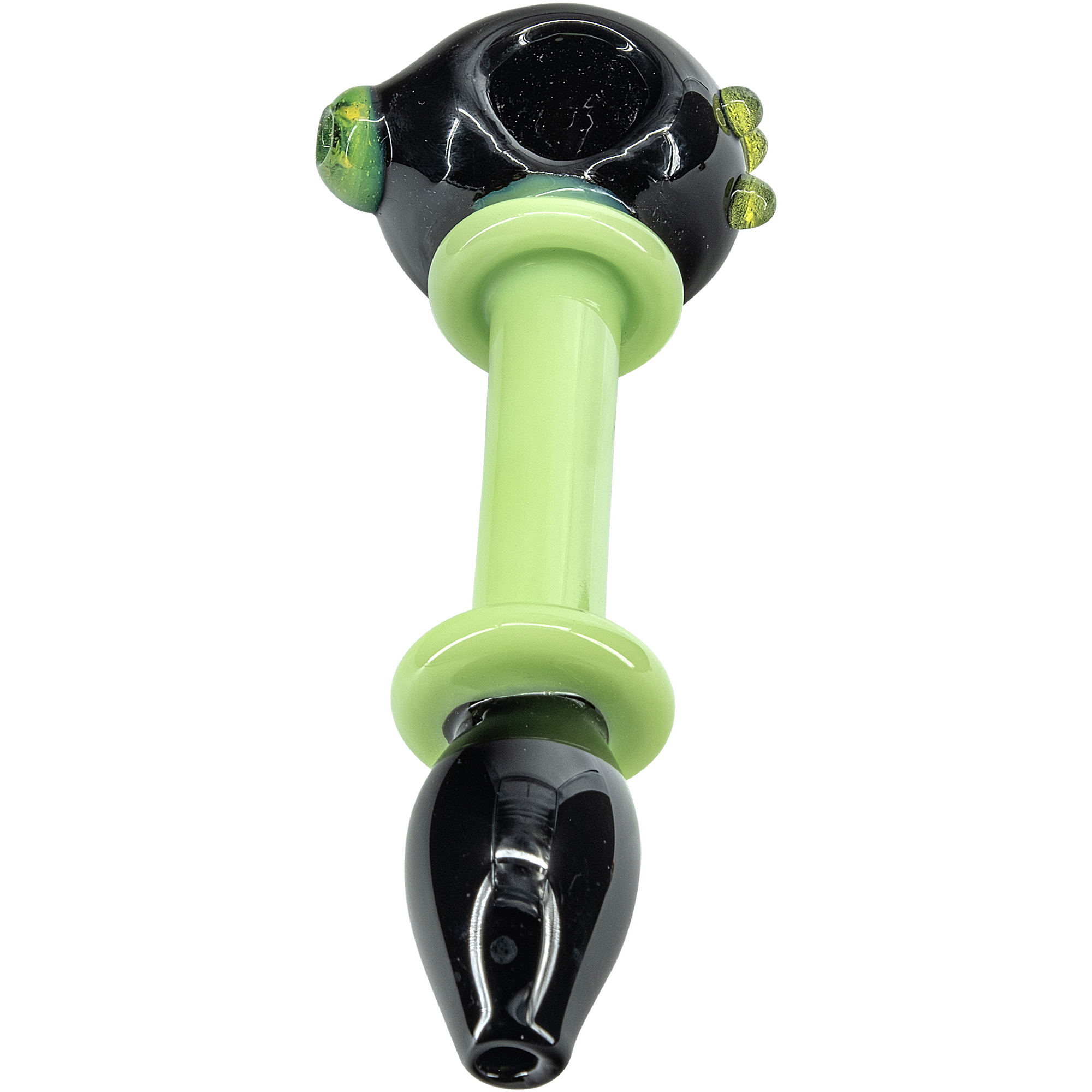 "Ray Gun" Green Slime Glass Spoon
