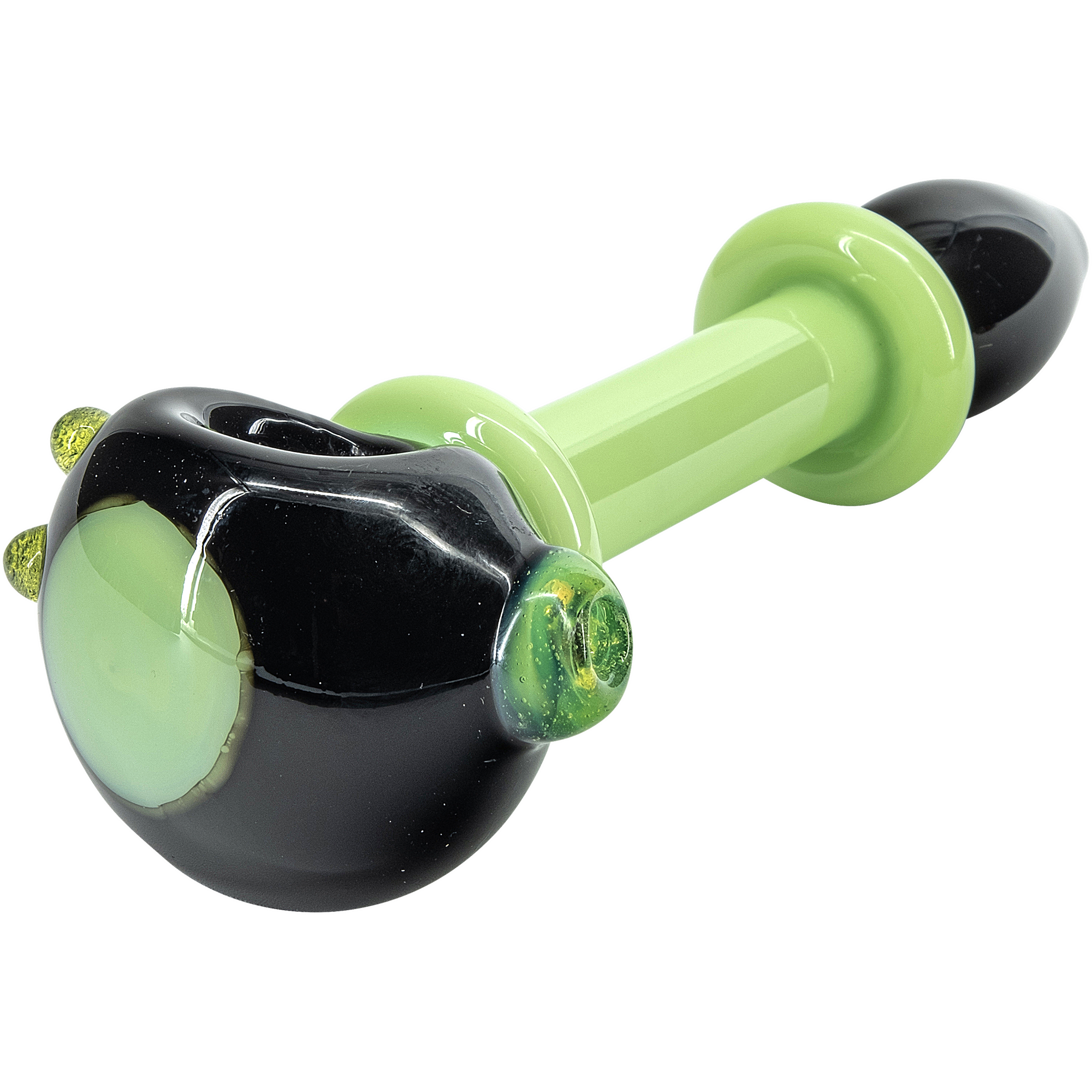 "Ray Gun" Green Slime Glass Spoon