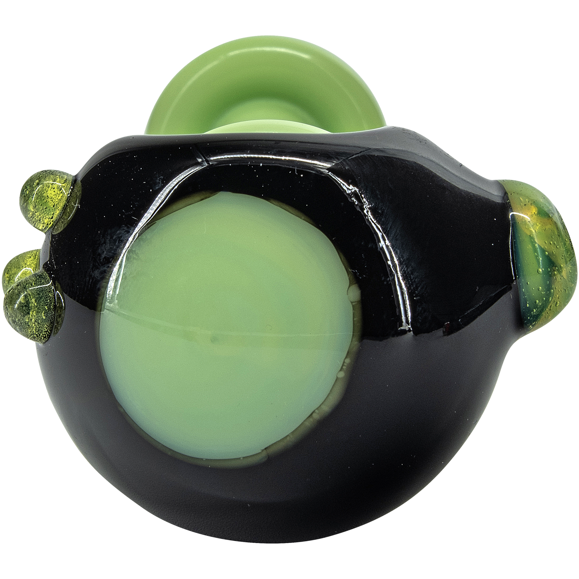 "Ray Gun" Green Slime Glass Spoon
