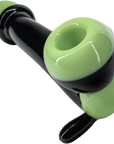 "Alien Locks" Green n Black Sherlock Pipe