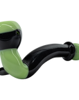 "Alien Locks" Green n Black Sherlock Pipe