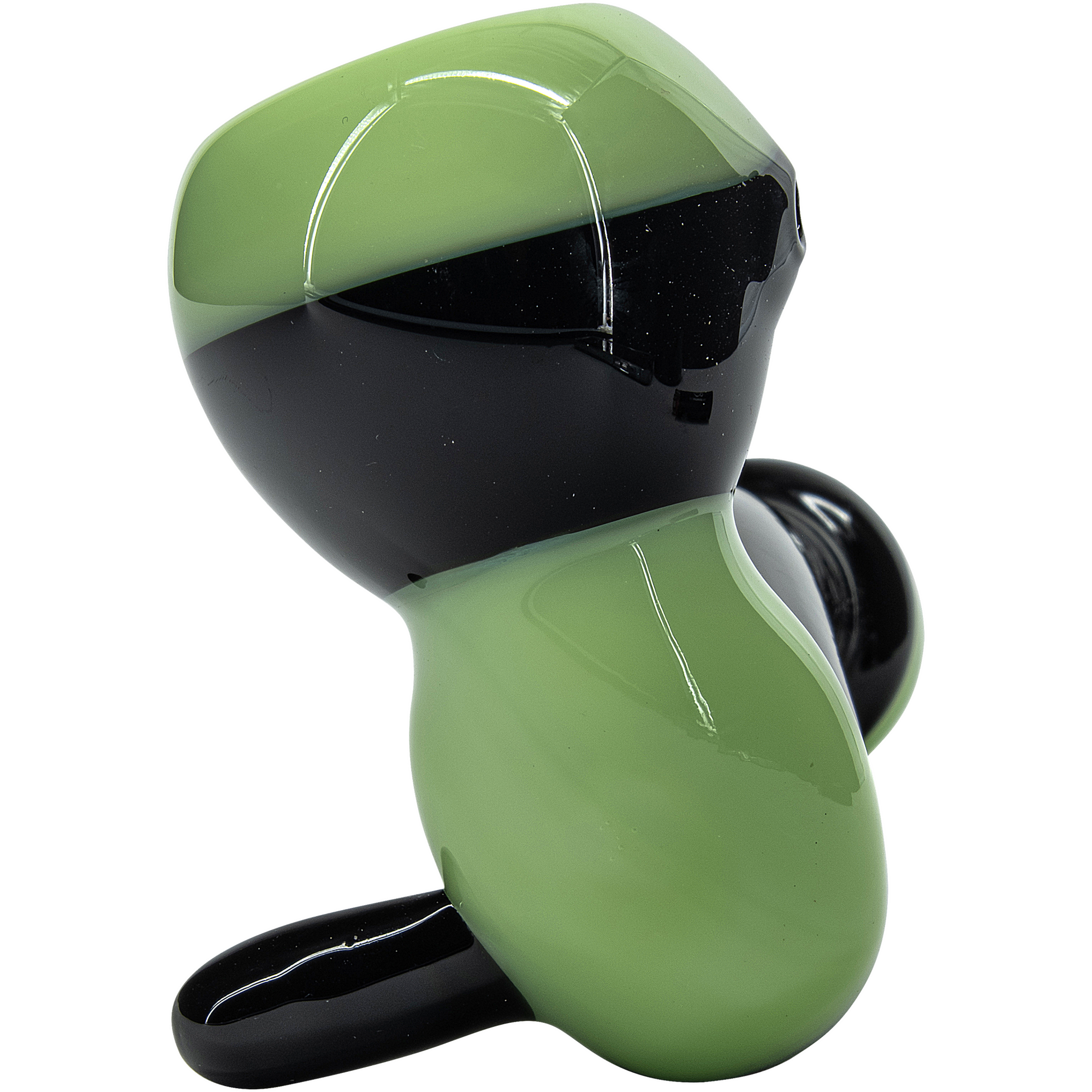 "Alien Locks" Green n Black Sherlock Pipe