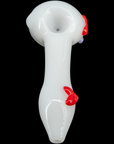 "Drooping Hearts" Solid White Drooper Spoon