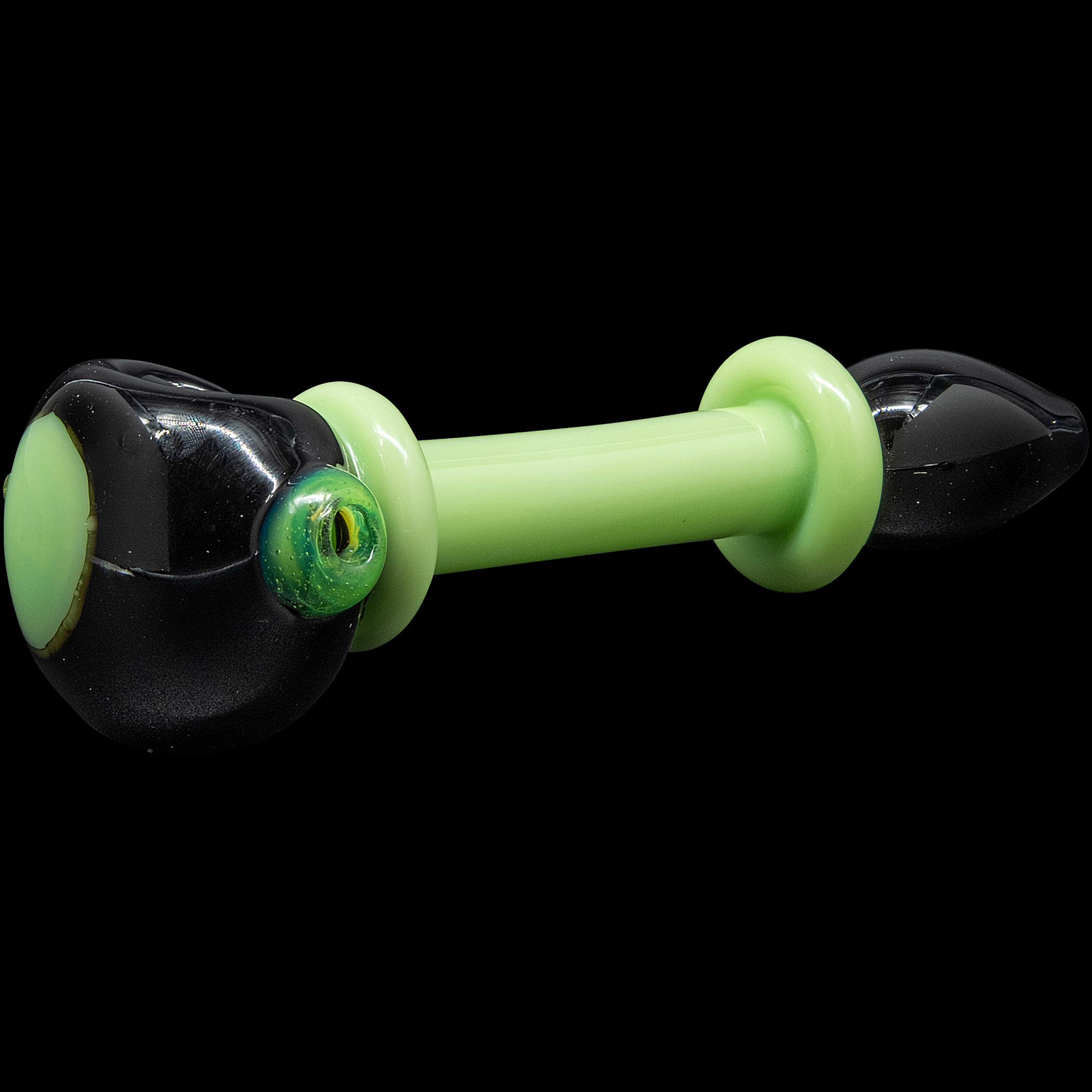 "Ray Gun" Green Slime Glass Spoon