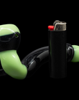 "Alien Locks" Green n Black Sherlock Pipe